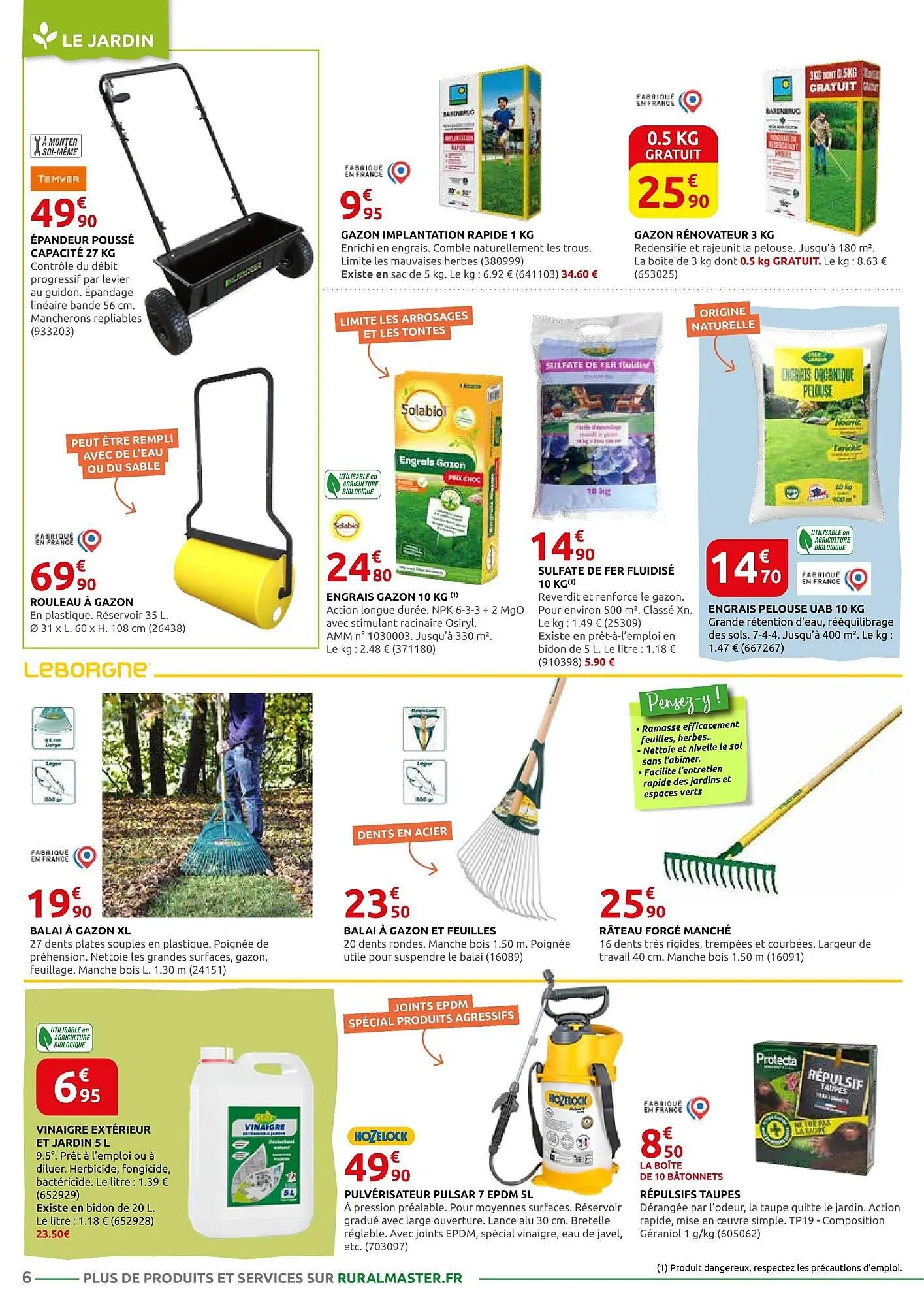Catalogue Rural Master du 2 mars au 28 mars 2026 - Catalogue page 6