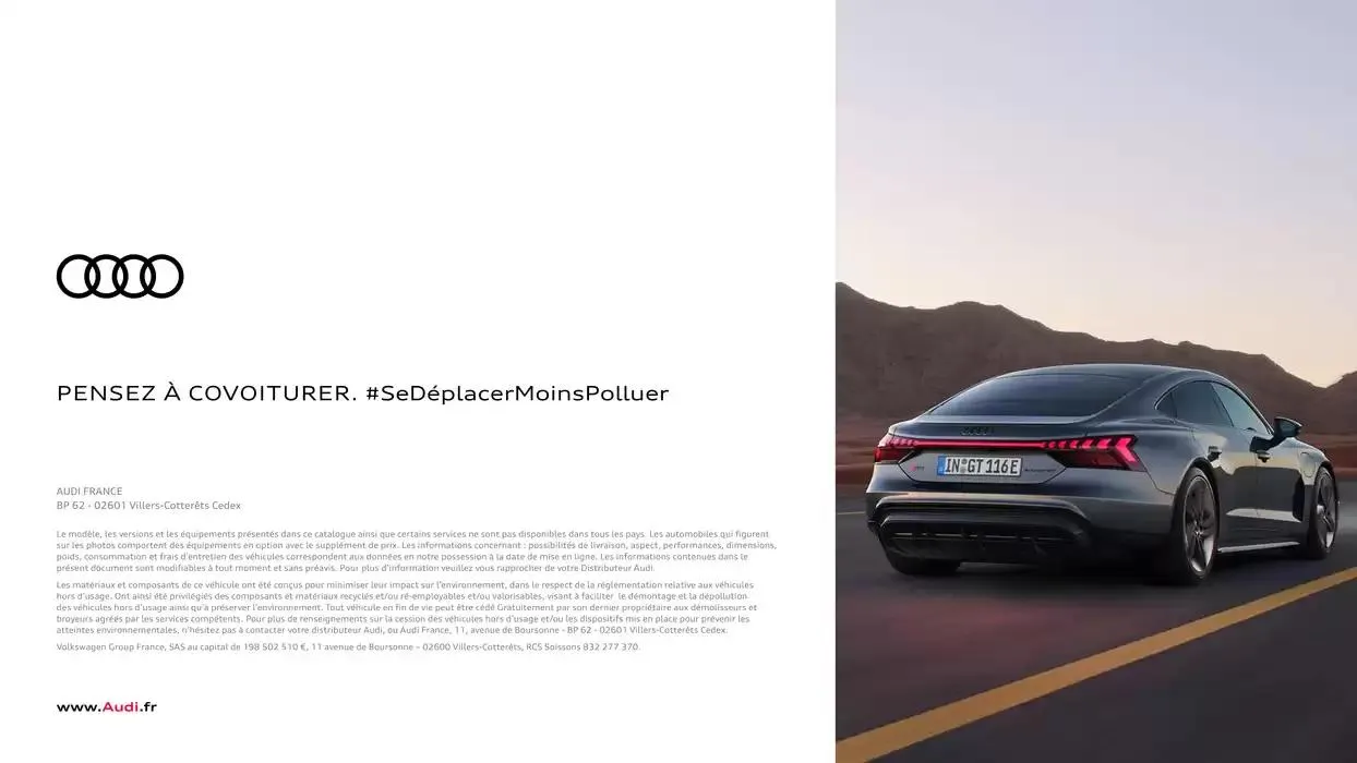 Audi e-tron GT du 7 janvier au 31 janvier 2026 - Catalogue page 52