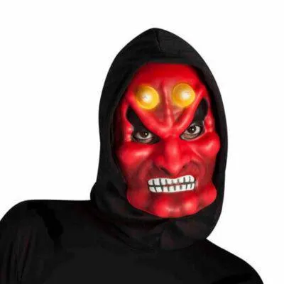 Masque Diable avec Cagoule - Enfant