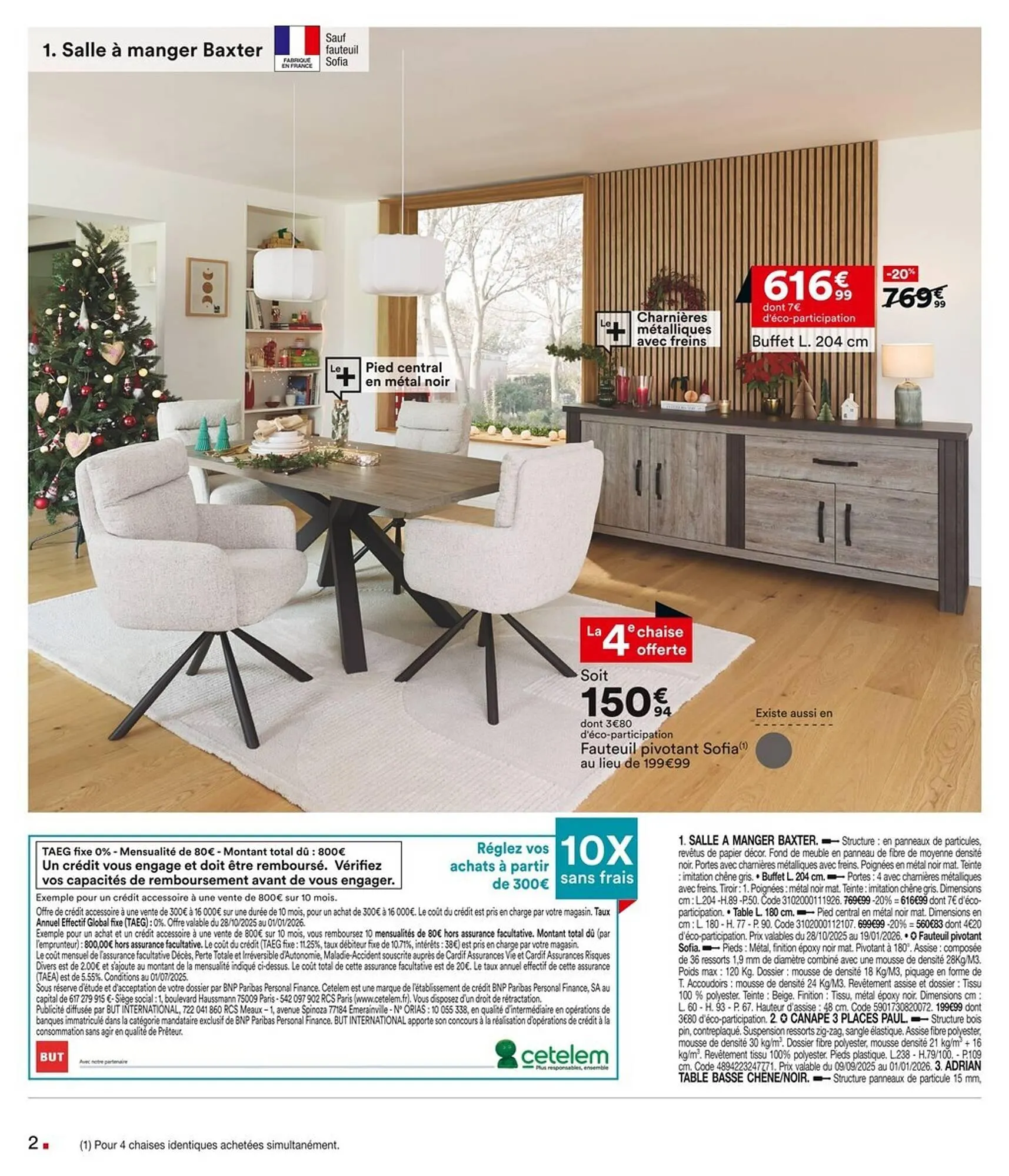 Catalogue BUT du 28 octobre au 1 janvier 2026 - Catalogue page 2