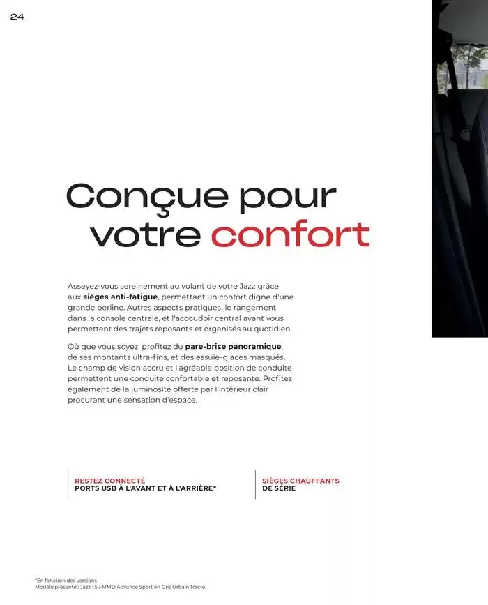 JAZZ e: Hev HYBRID du 7 janvier au 31 mai 2025 - Catalogue page 24