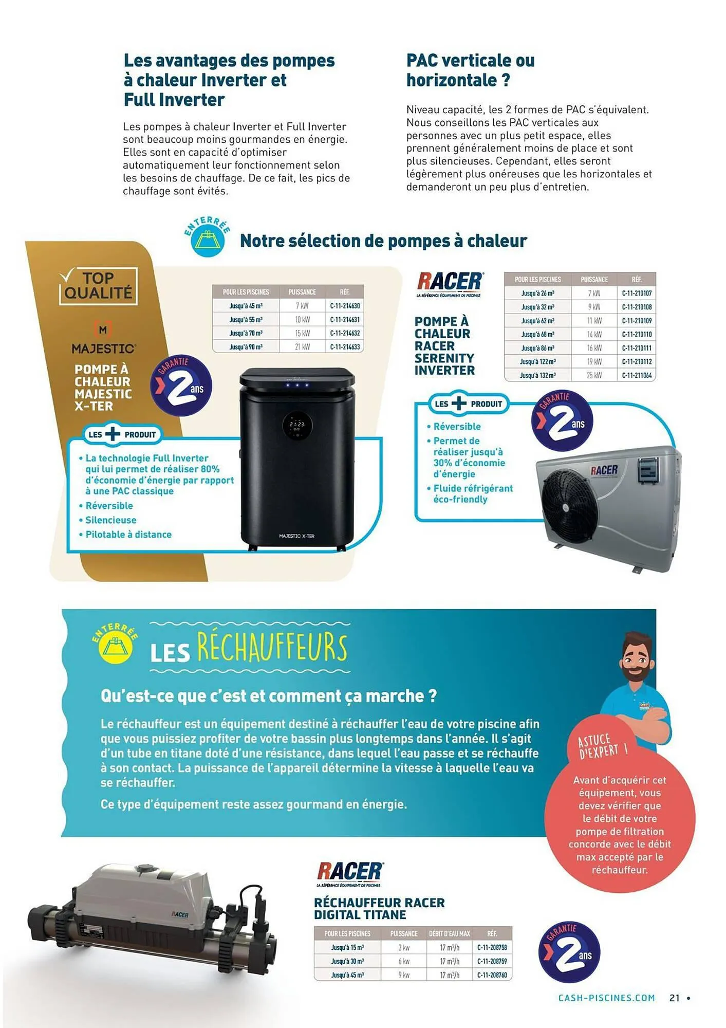 Catalogue Cash Piscines du 9 octobre au 31 décembre 2023 - Catalogue page 21
