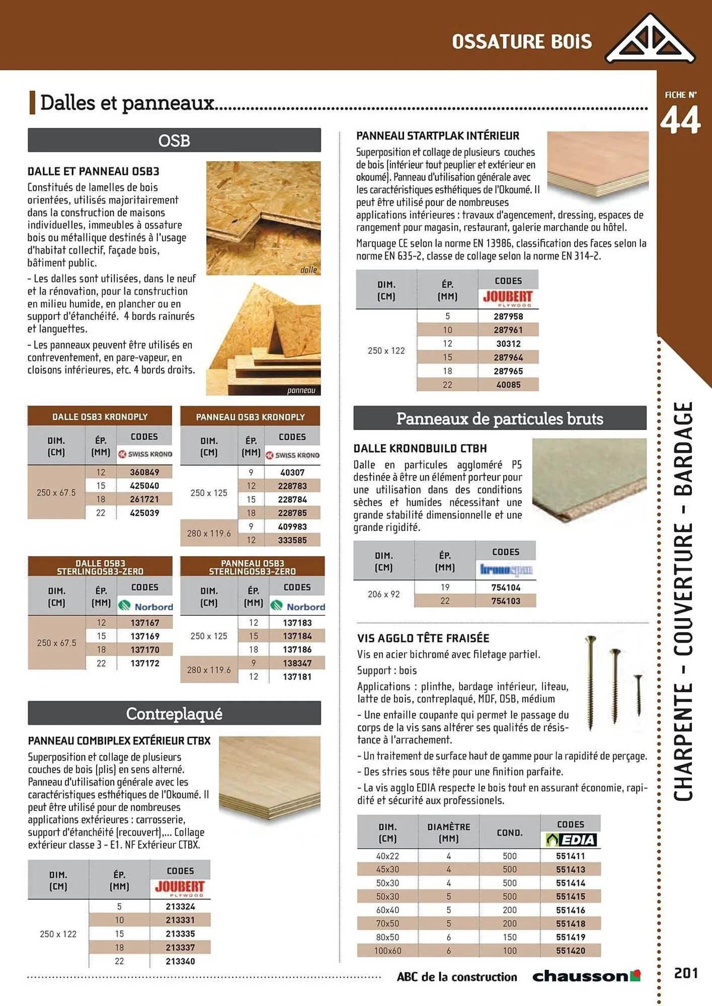 Catalogue Chausson Matériaux du 2 mai au 31 décembre 2025 - Catalogue page 203