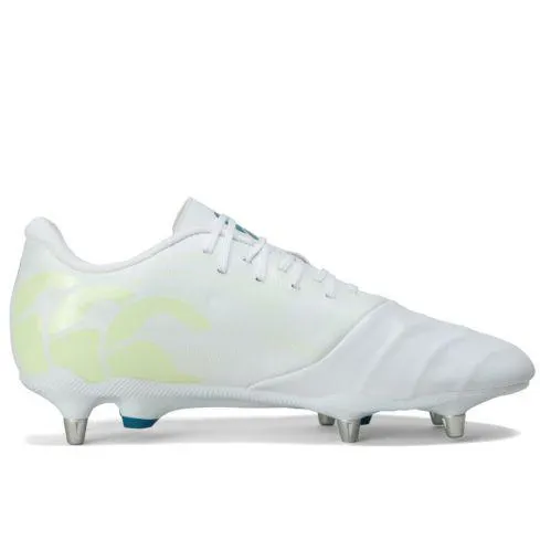 Chaussures Rugby Phoenix Genesis Team SG Crampons Hybrides Tout Terrain Blanc - Canterbury