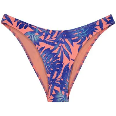 Bas de bikini taille haute avec découpe jambes