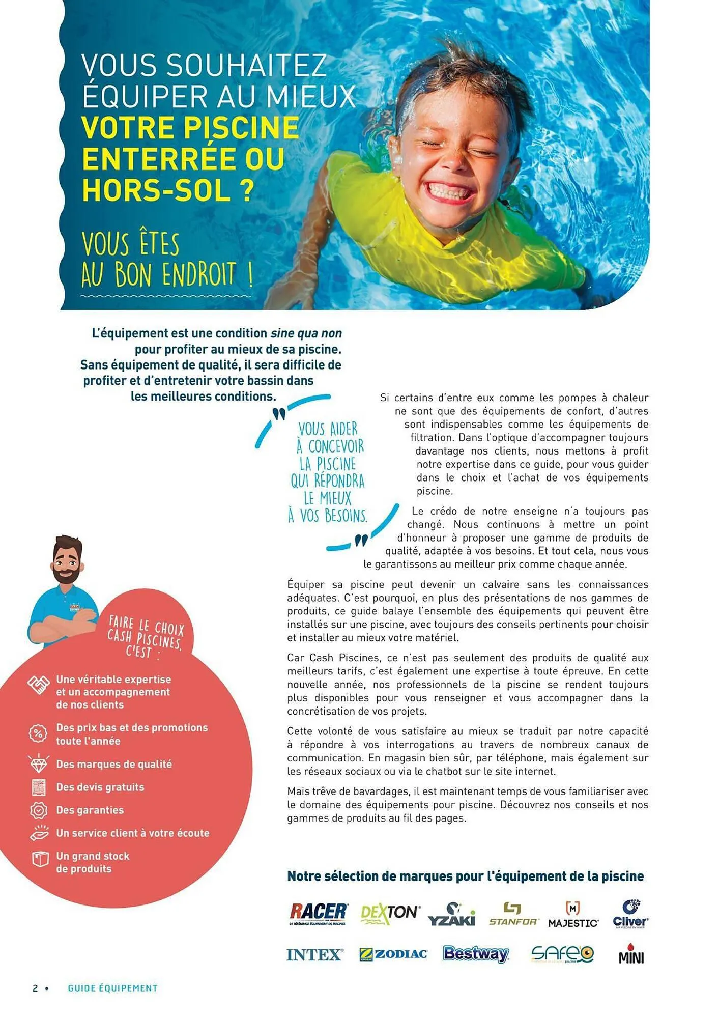 Catalogue Cash Piscines du 9 octobre au 31 décembre 2023 - Catalogue page 2
