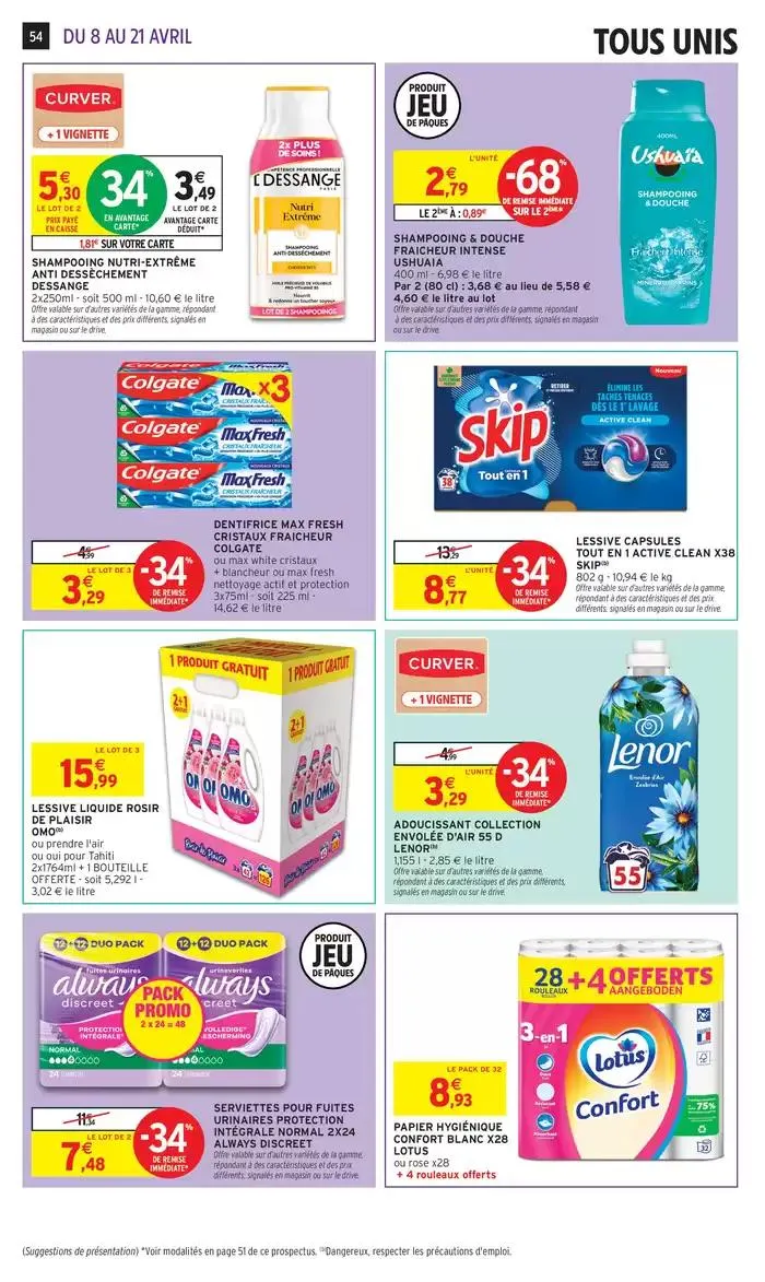 TF AVRIL 2 + CAHIER REGION du 8 avril au 21 avril 2025 - Catalogue page 54