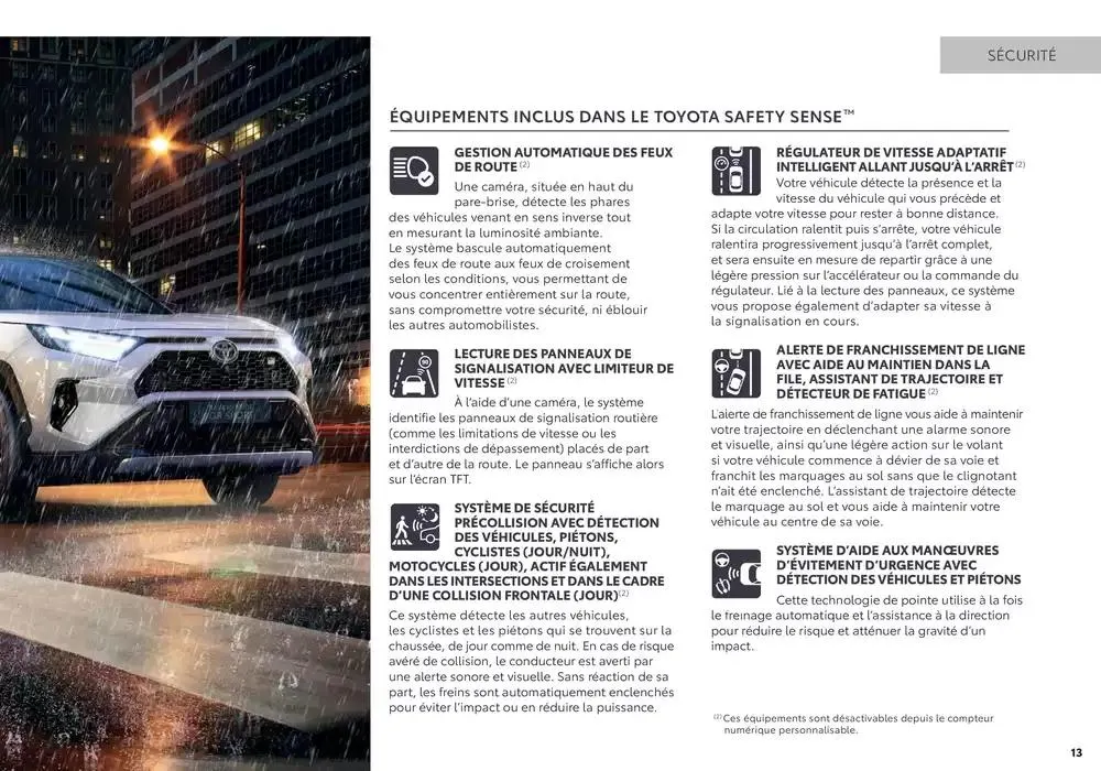 Toyota RAV4  du 27 janvier au 25 janvier 2026 - Catalogue page 13
