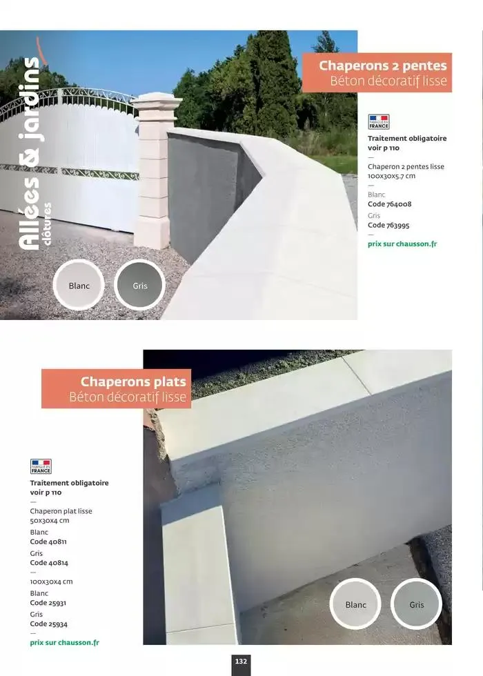 Aménagez votre extérieur SAISON 2025 du 1 janvier au 31 décembre 2025 - Catalogue page 134