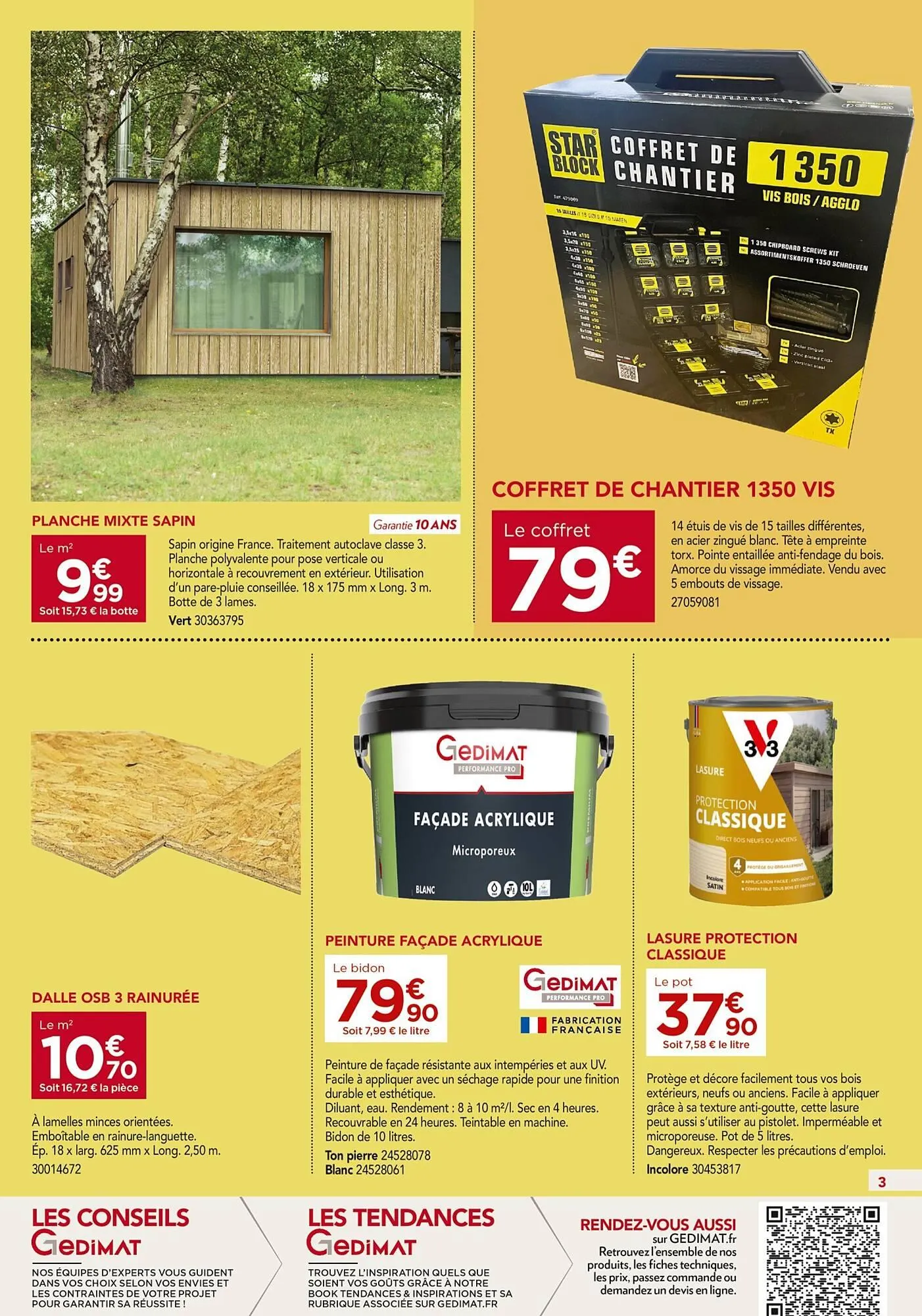 Catalogue Gedimat du 2 juillet au 26 juillet 2025 - Catalogue page 3