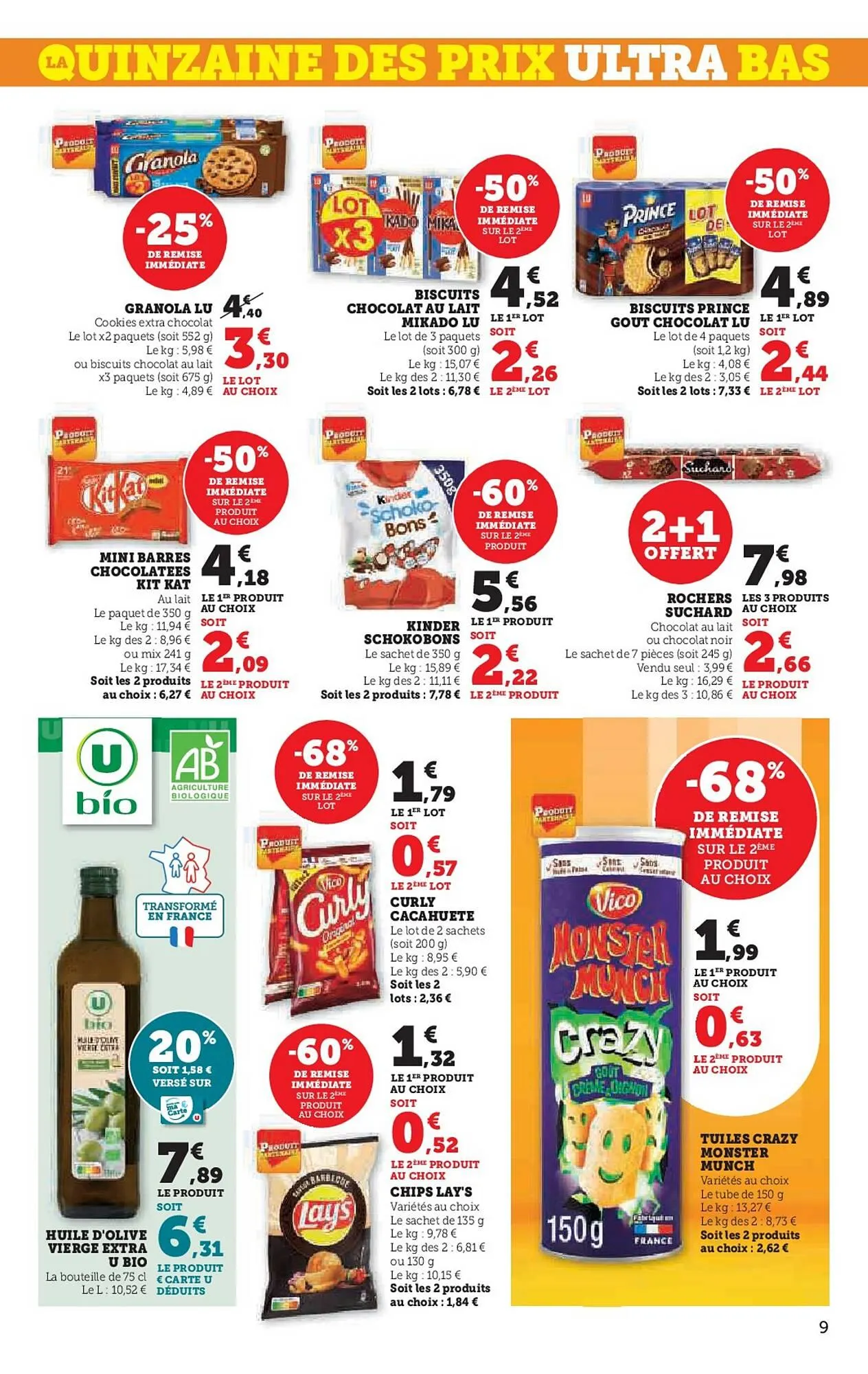 Catalogue Super U du 11 mars au 23 mars 2025 - Catalogue page 9