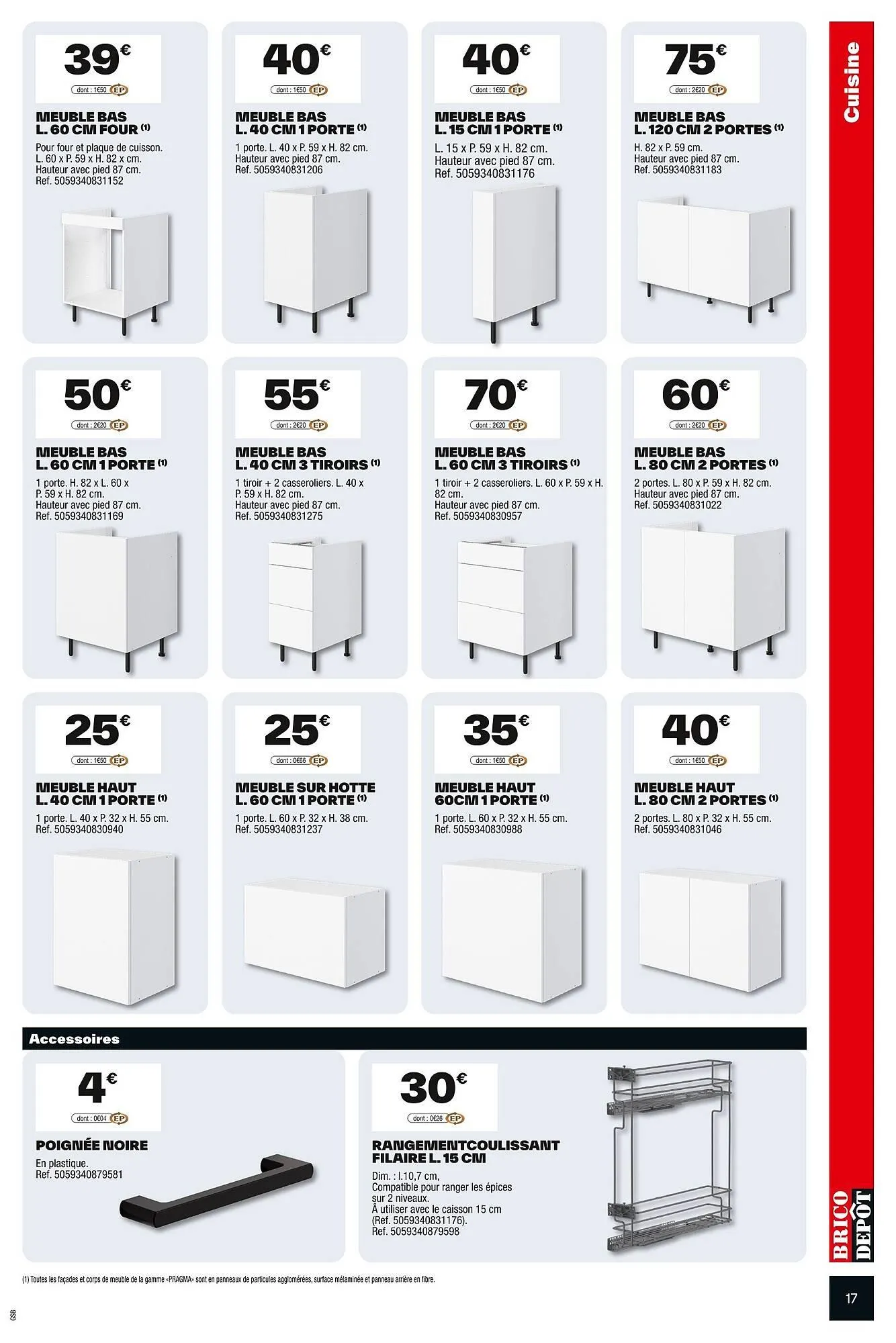 Catalogue Brico Dépôt du 1 août au 14 août 2025 - Catalogue page 17