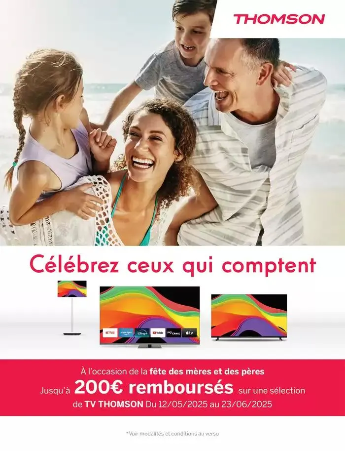 Jusqu'à 200€ remboursés du 12 mai au 23 juin 2025 - Catalogue page 1