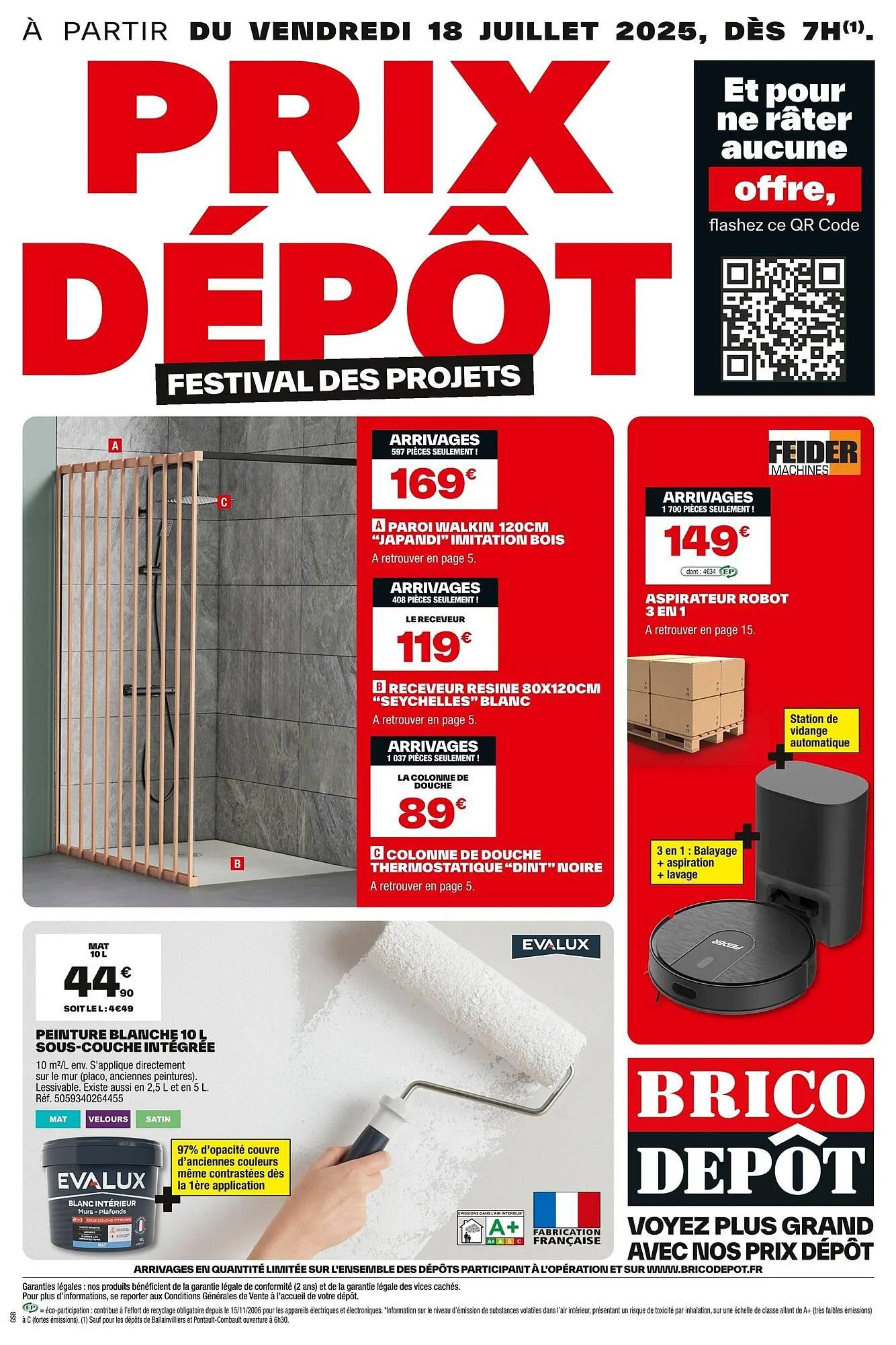 Catalogue Brico Dépôt du 18 juillet au 7 août 2025 - Catalogue page 1