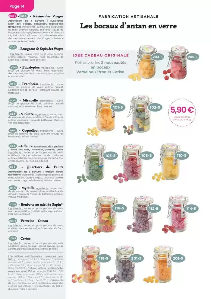 Catalogue 2025 du 20 mai au 31 décembre 2025 - Catalogue page 14