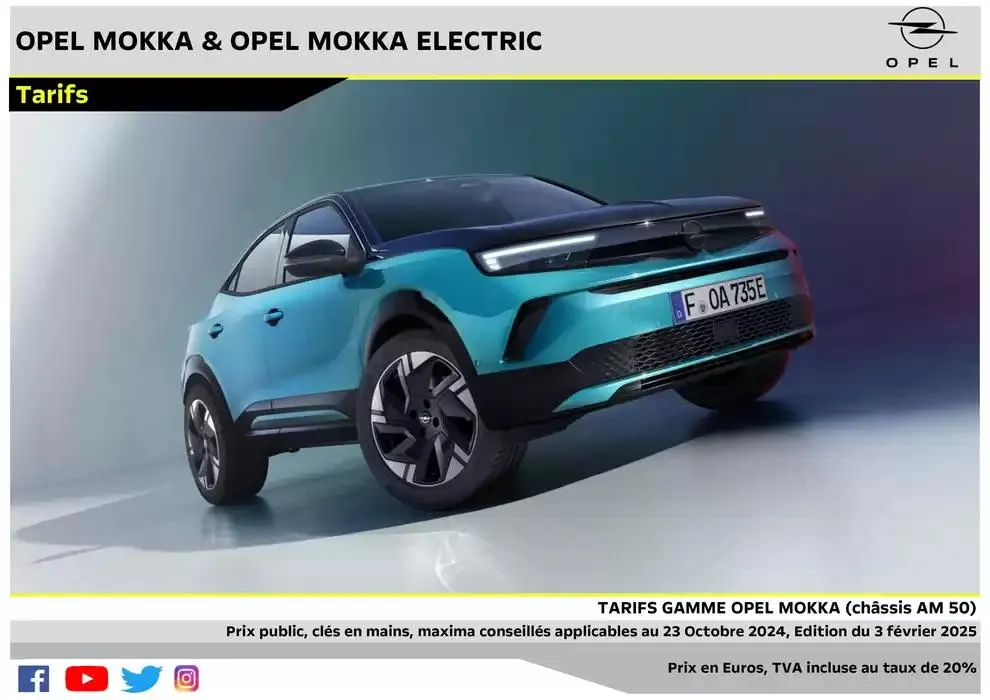 Opel Nouveau Mokka du 5 février au 5 février 2026 - Catalogue page 1