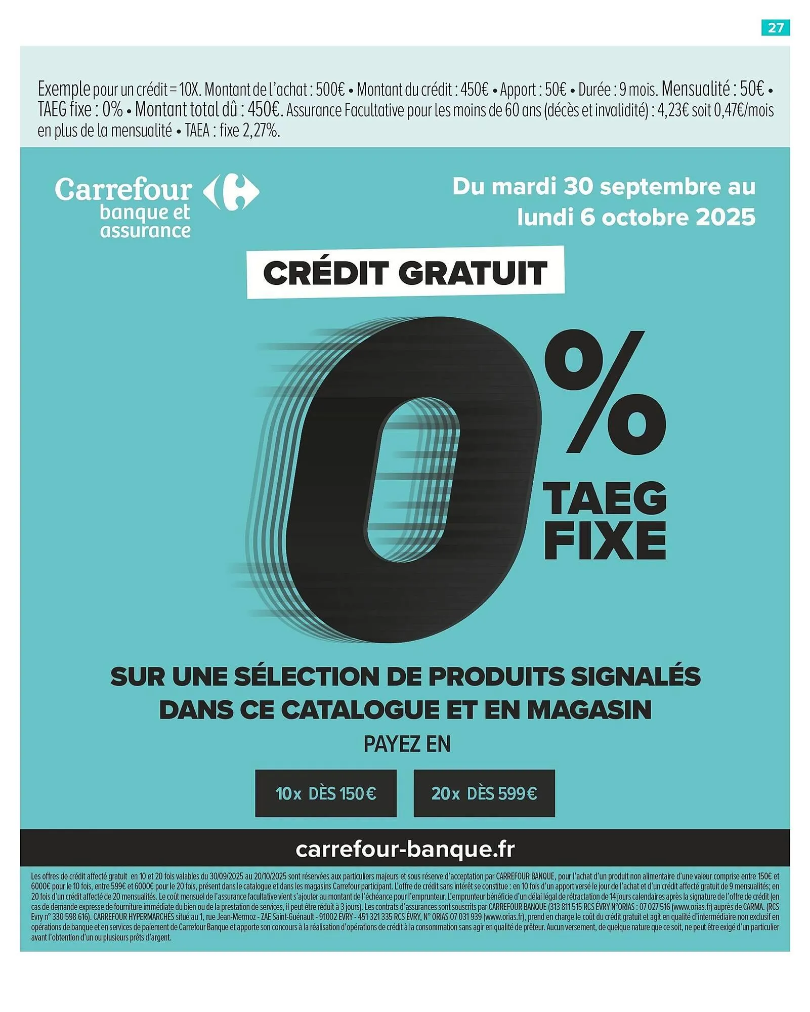 Catalogue Carrefour du 30 septembre au 20 octobre 2025 - Catalogue page 29