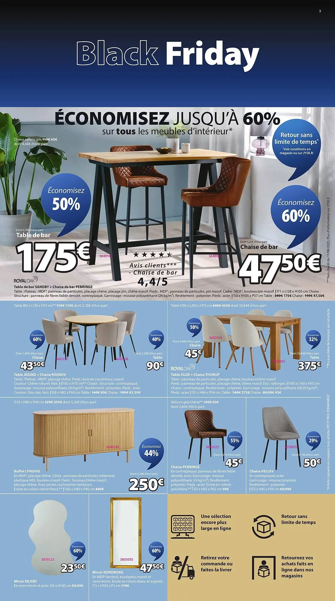 Catalogue JYSK du 25 novembre au 1 décembre 2025 - Catalogue page 3
