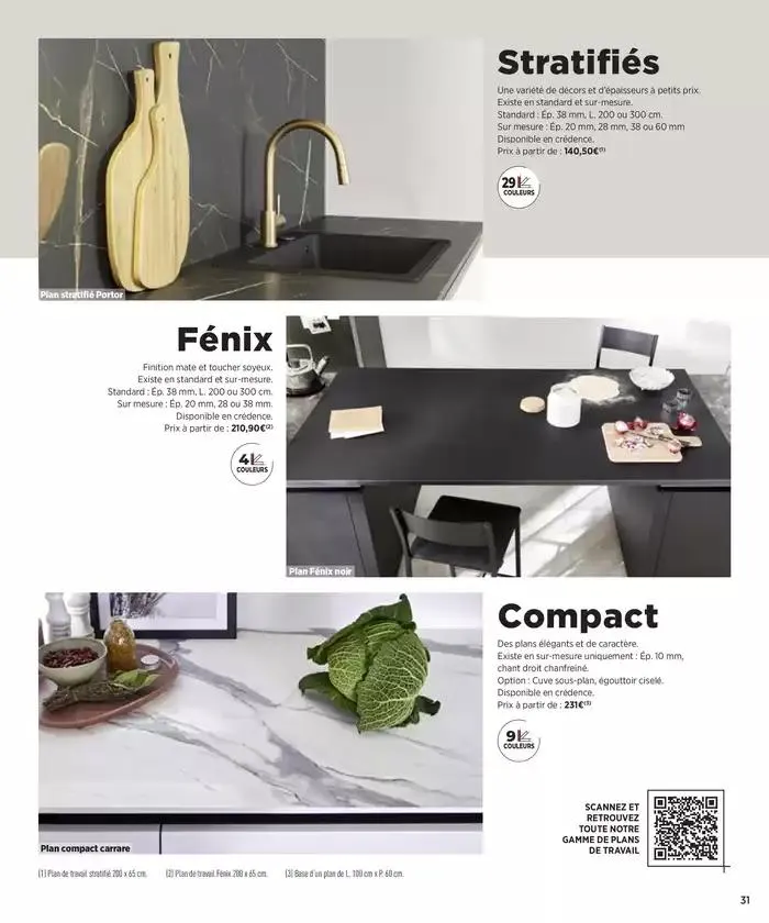 Cuisines ÉDITION 2024/2025 du 31 octobre au 31 décembre 2025 - Catalogue page 31