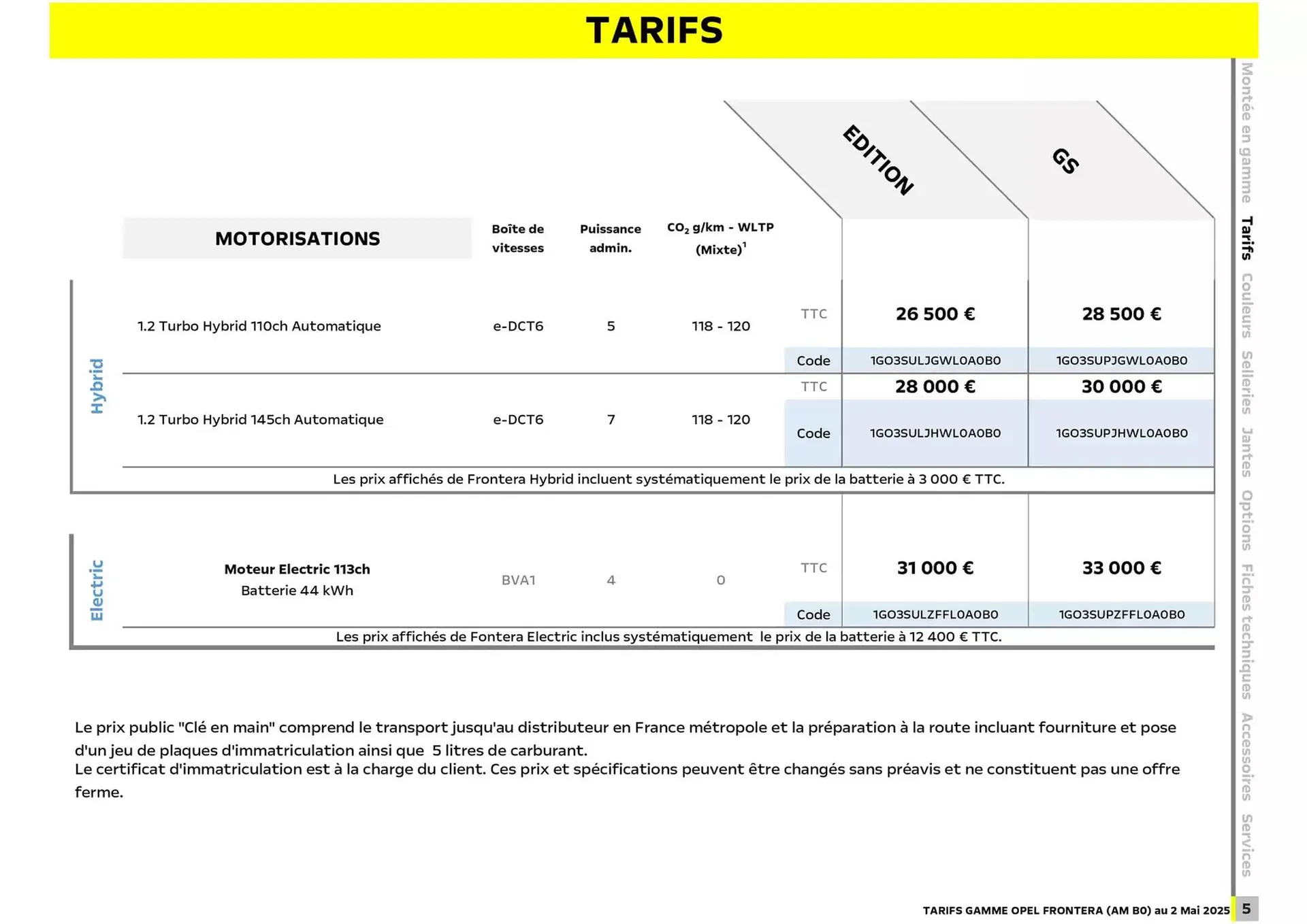 Catalogue Opel du 12 mai au 12 mai 2026 - Catalogue page 6