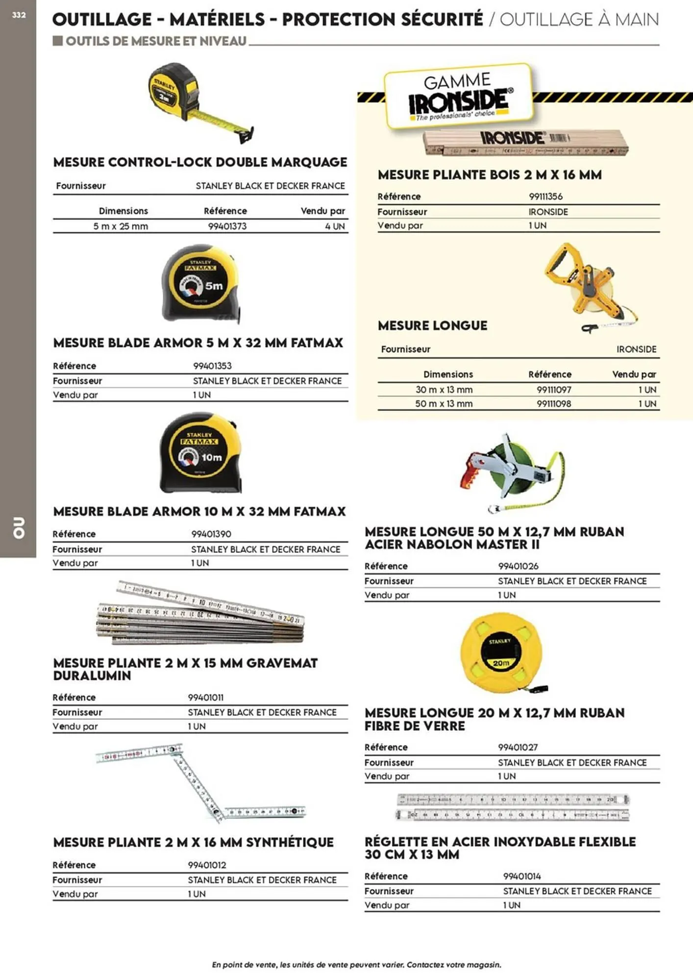 Catalogue Tout faire matériaux du 17 décembre au 30 décembre 2025 - Catalogue page 258
