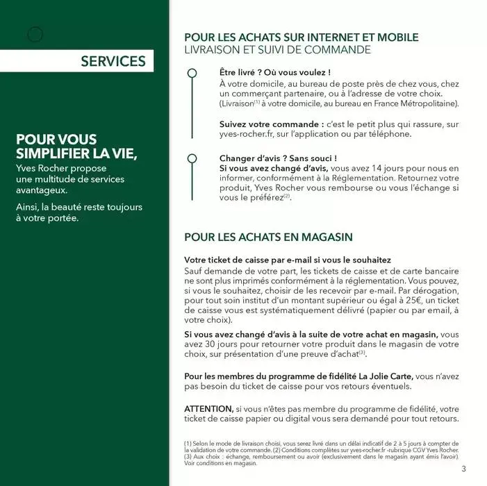 LIVRE VERT DE LA BEAUTÉ 2025 du 23 avril au 31 décembre 2025 - Catalogue page 3