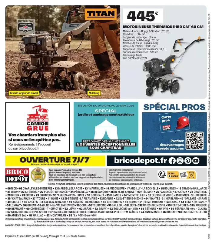 J’aménage mon extérieur à prix dépôt du 11 avril au 29 mai 2025 - Catalogue page 52