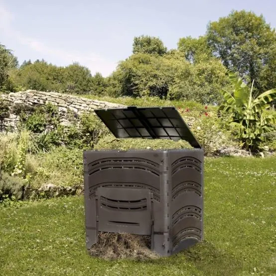 Composteur Compost'éco PVC noir 350L L. 80 x l. 60 x H. 80 cm - Belli