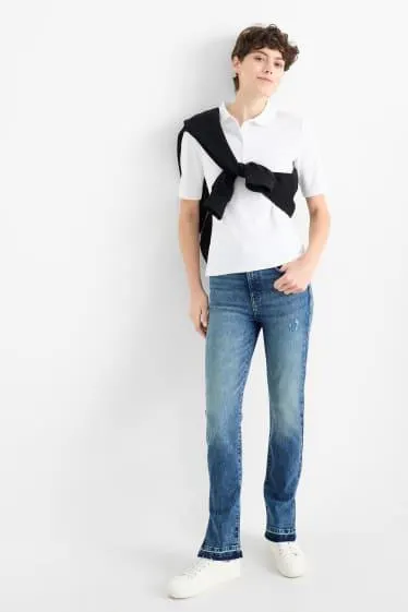 Straight jeans - high waist