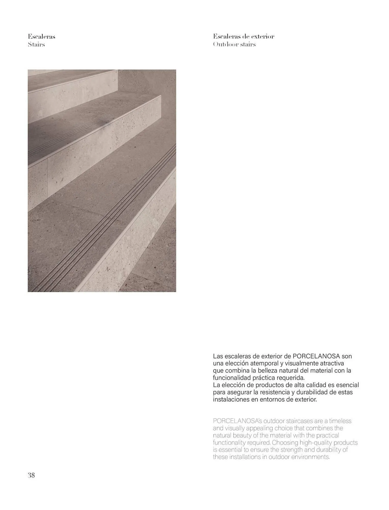 Catalogue Porcelanosa du 18 septembre au 31 décembre 2025 - Catalogue page 38