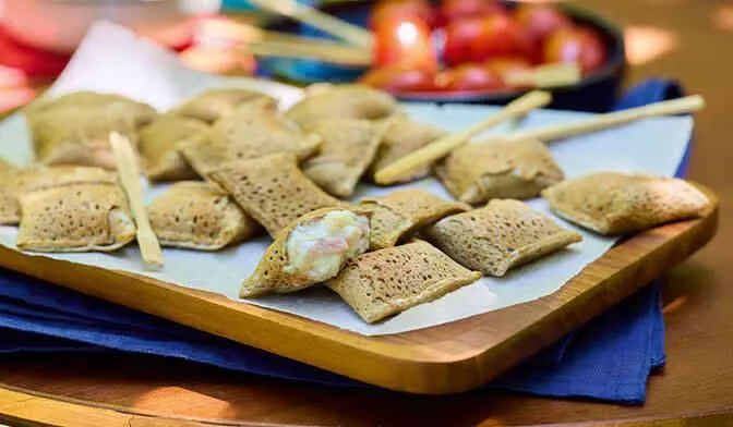 Mini-galettes au sarrasin