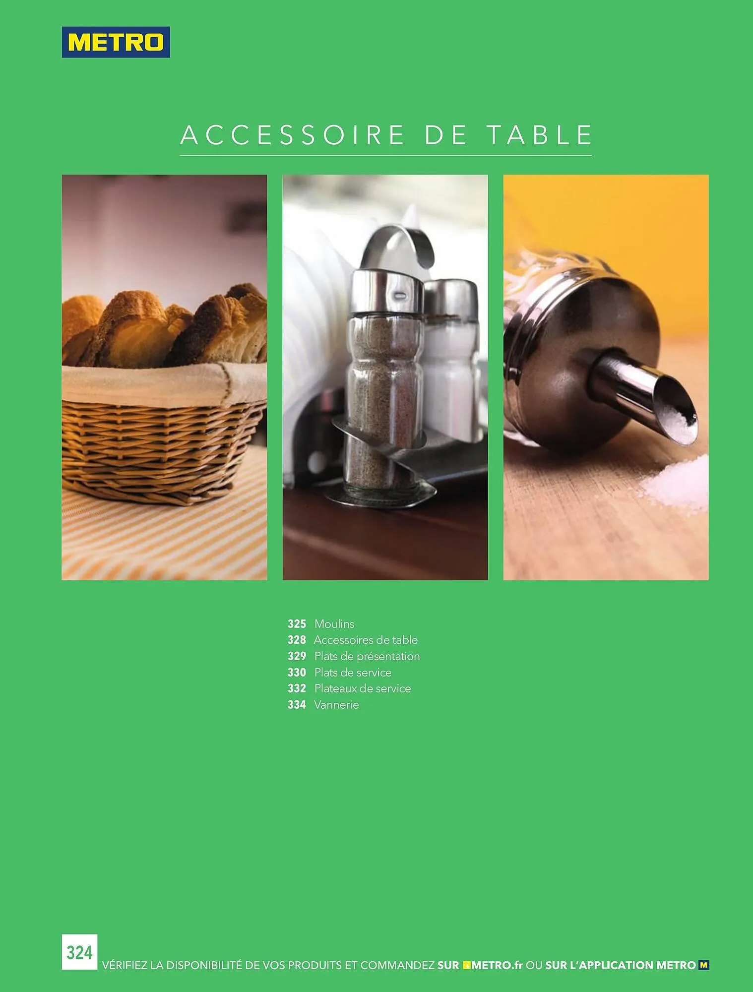 Catalogue METRO du 1 janvier au 31 décembre 2026 - Catalogue page 324