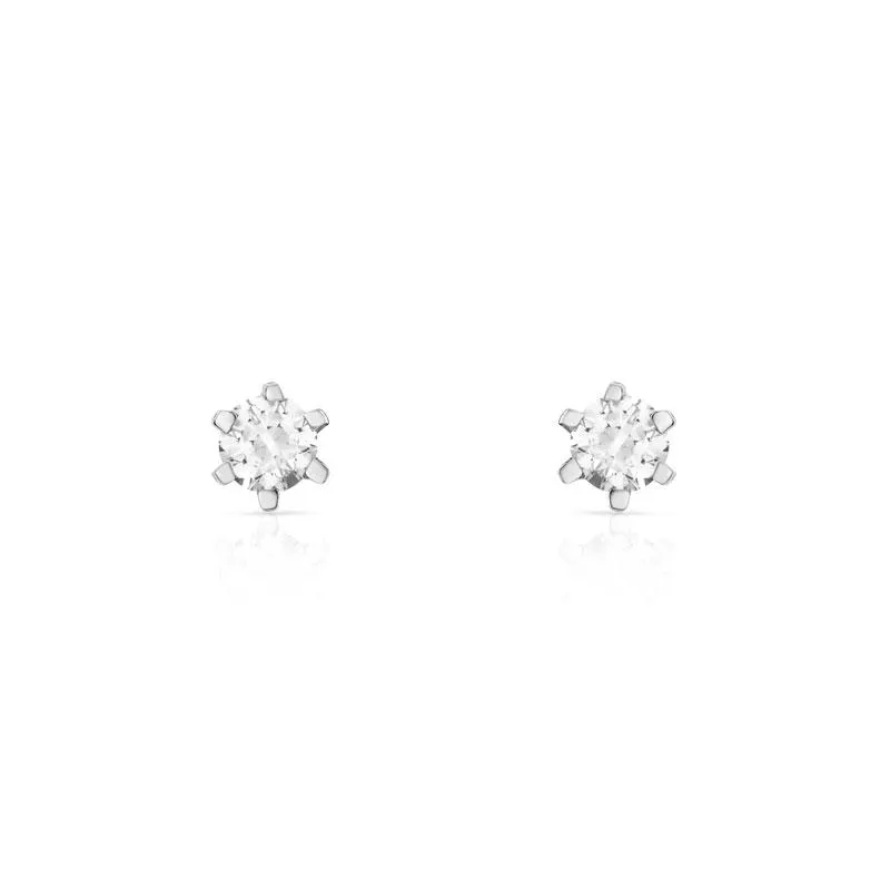 Boucles d'oreilles argent 925 zirconias