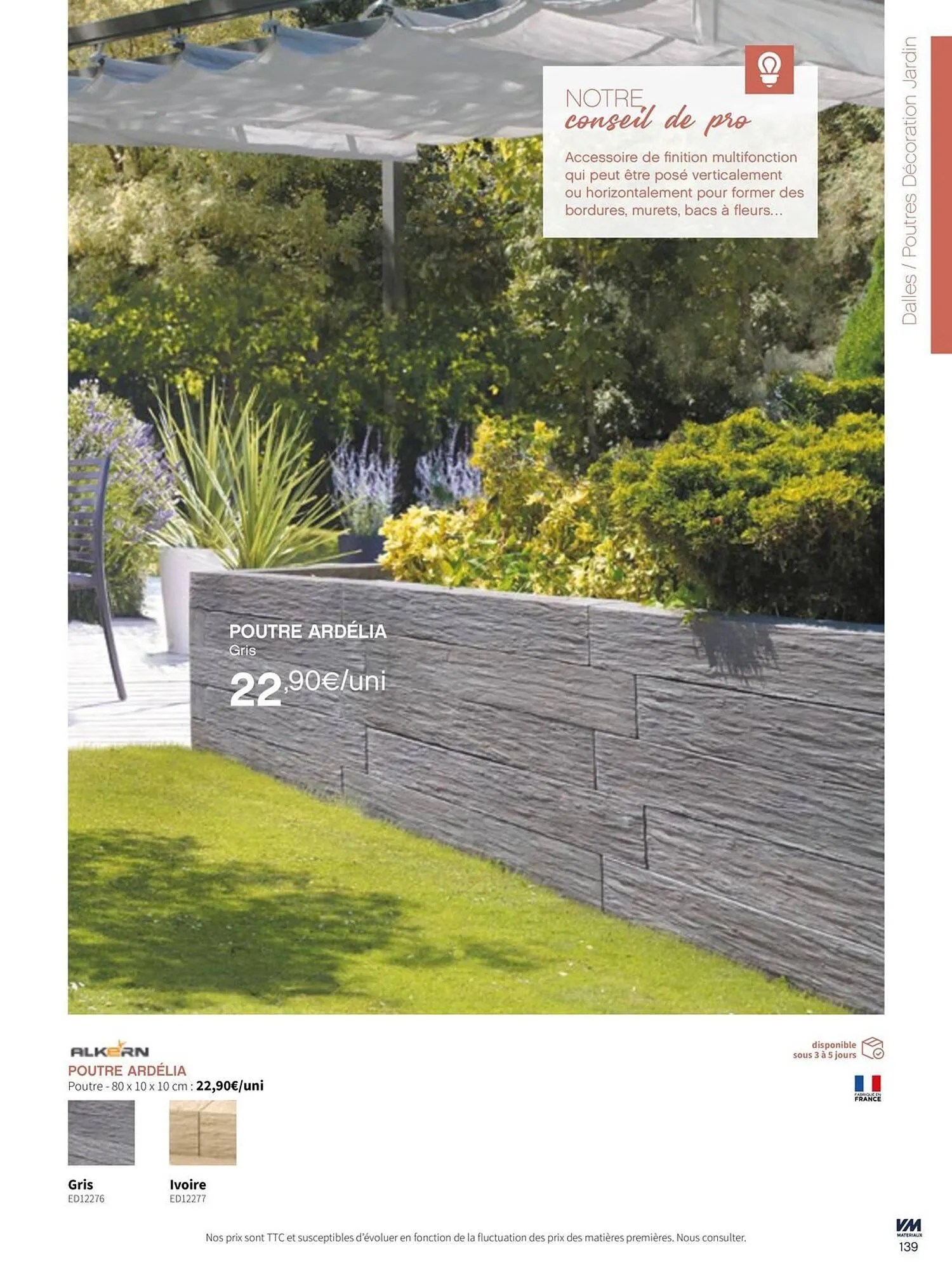 Catalogue VM Matériaux du 11 juin au 30 juin 2026 - Catalogue page 139