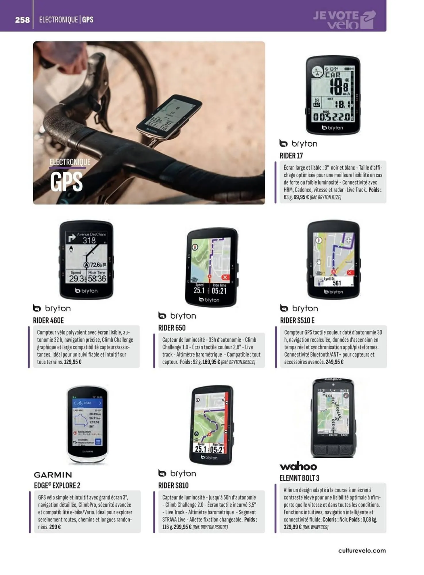 Catalogue Culture Vélo du 19 décembre au 31 décembre 2026 - Catalogue page 258