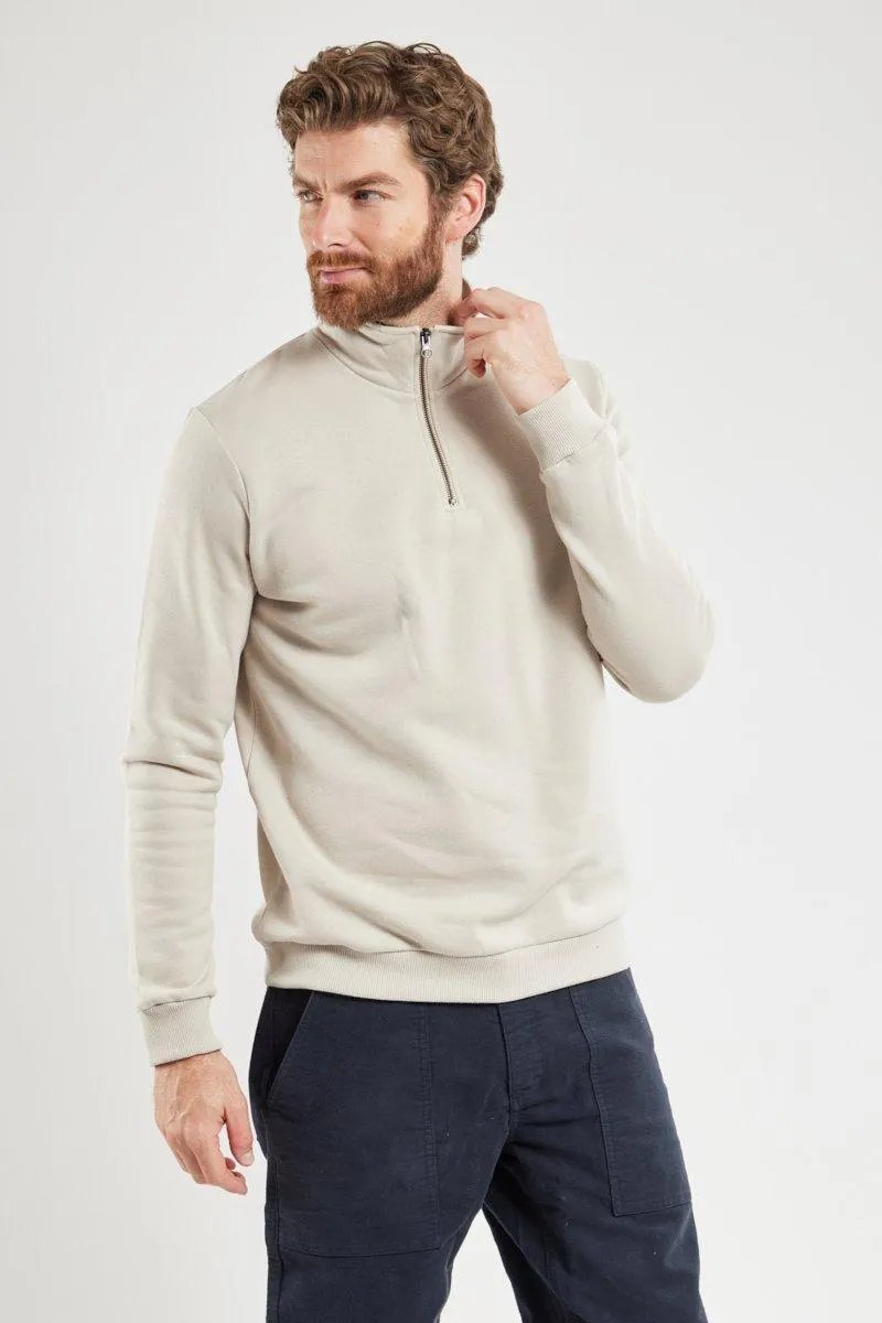 Sweat col montant TAKIN - coton biologique