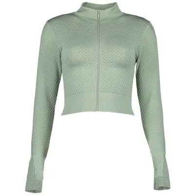 Veste sweat avec œillets