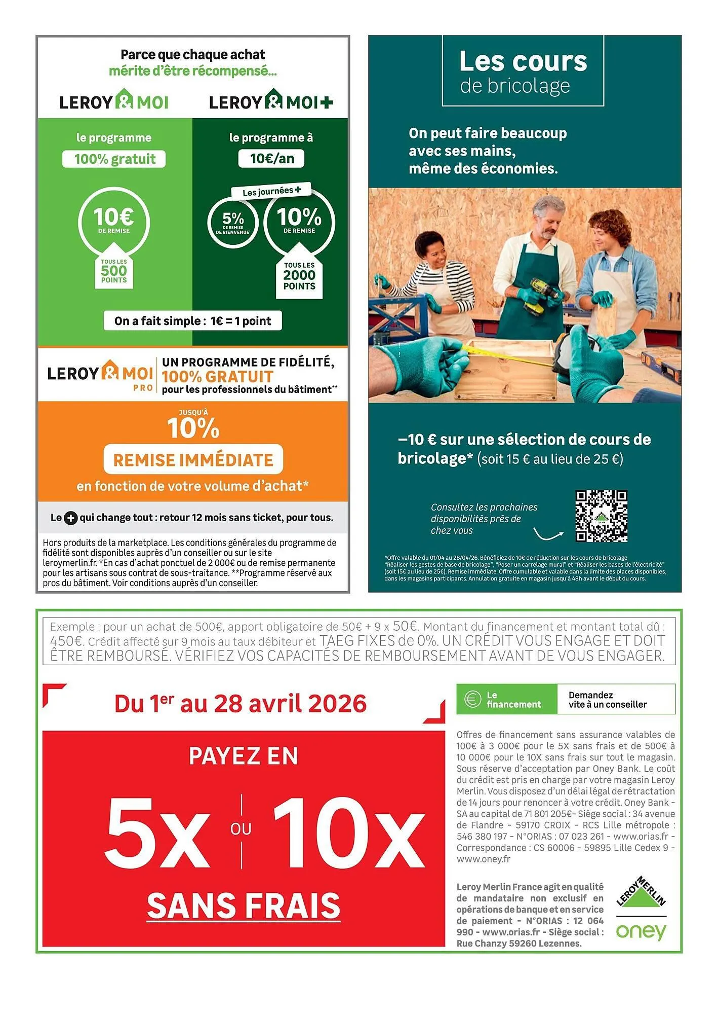 Catalogue Leroy Merlin du 1 avril au 28 avril 2026 - Catalogue page 2