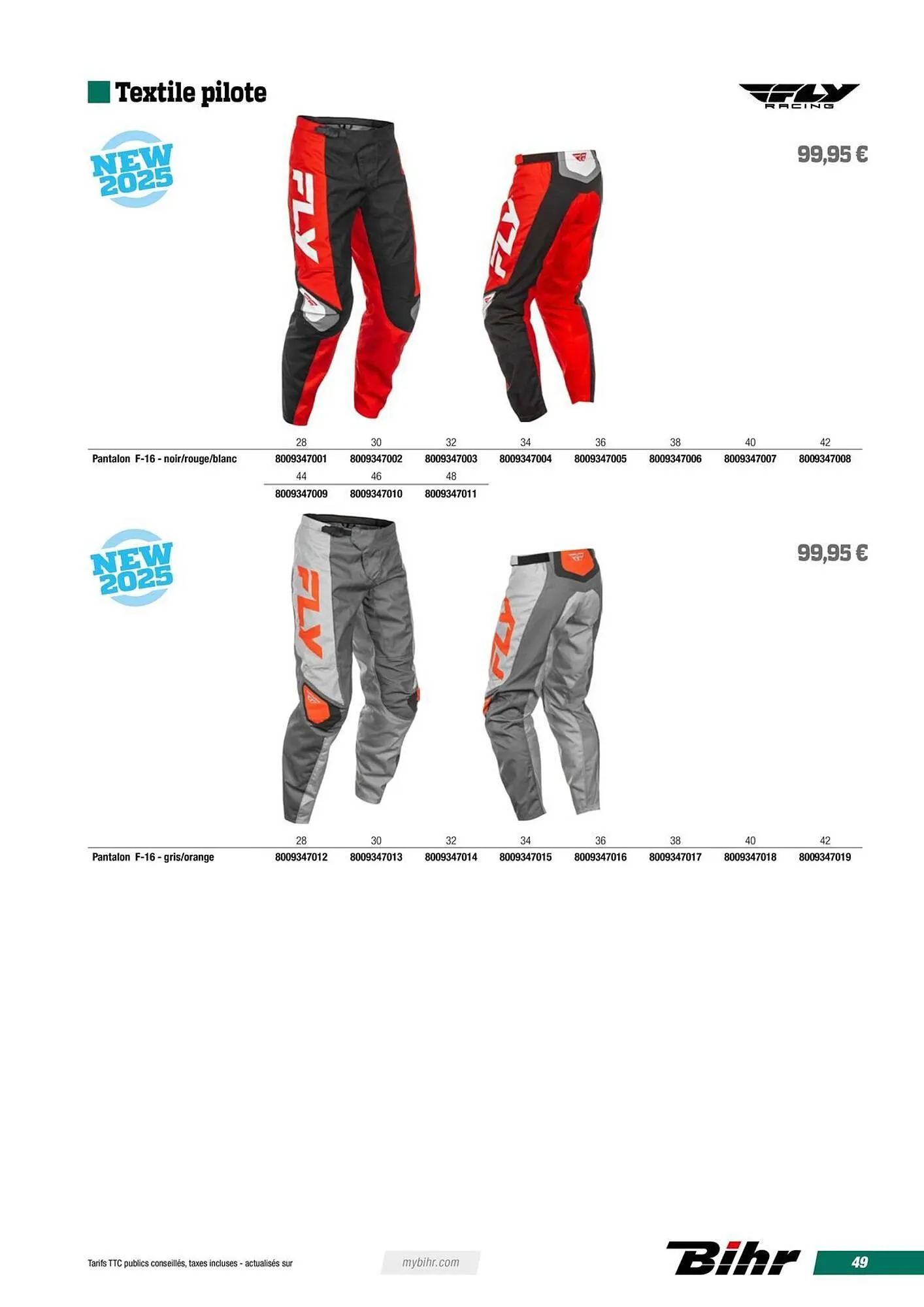 Catalogue Bihr du 12 avril au 31 décembre 2025 - Catalogue page 49
