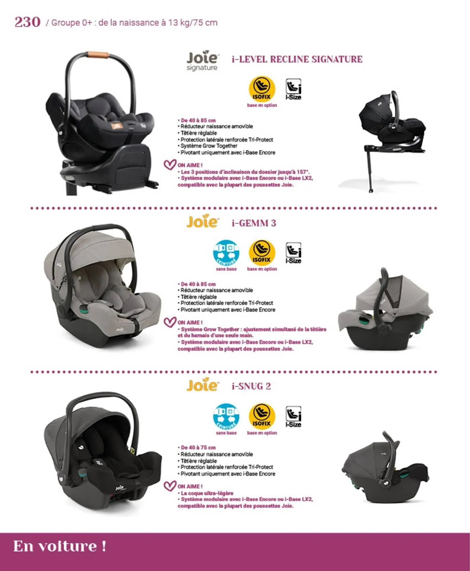 Catalogue autour de bébé du 31 mars au 31 janvier 2024 - Catalogue page 232