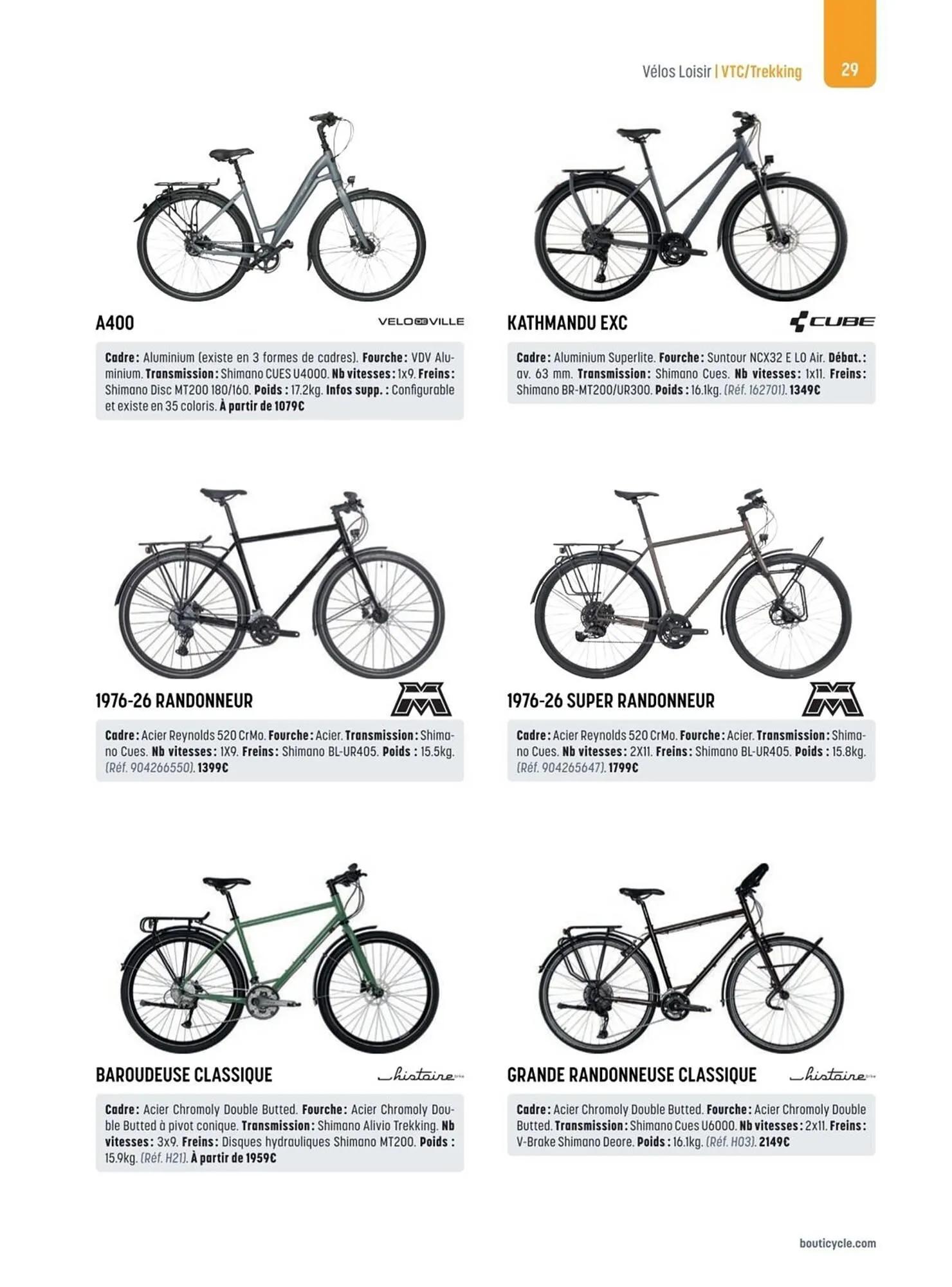 Catalogue Bouticycle du 27 janvier au 31 décembre 2026 - Catalogue page 29