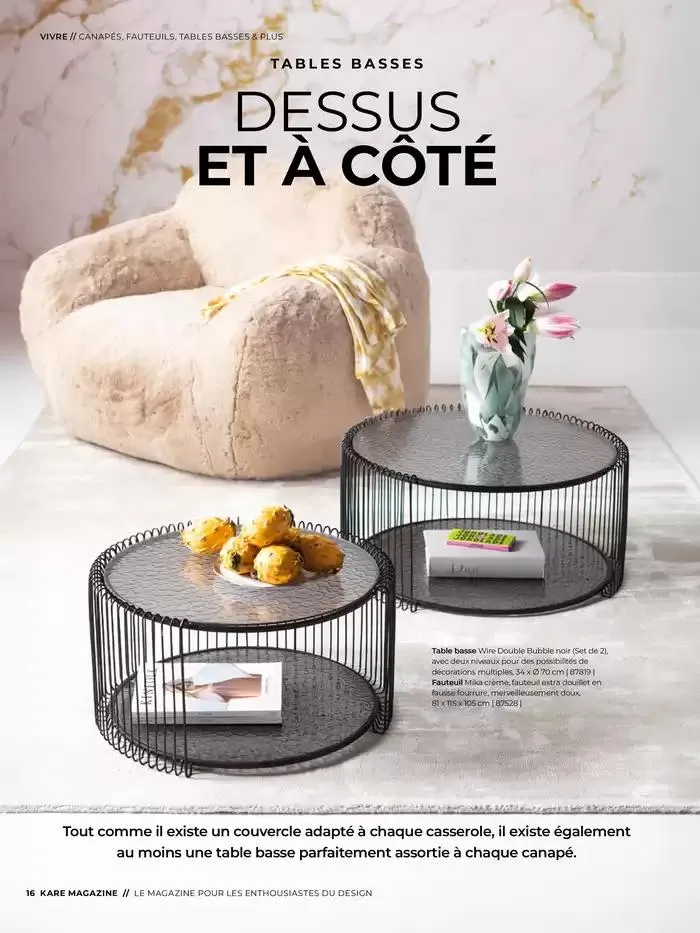 LE MAGAZINE POUR LES ENTHOUSIASTES DU DESIGN du 6 février au 31 décembre 2025 - Catalogue page 16