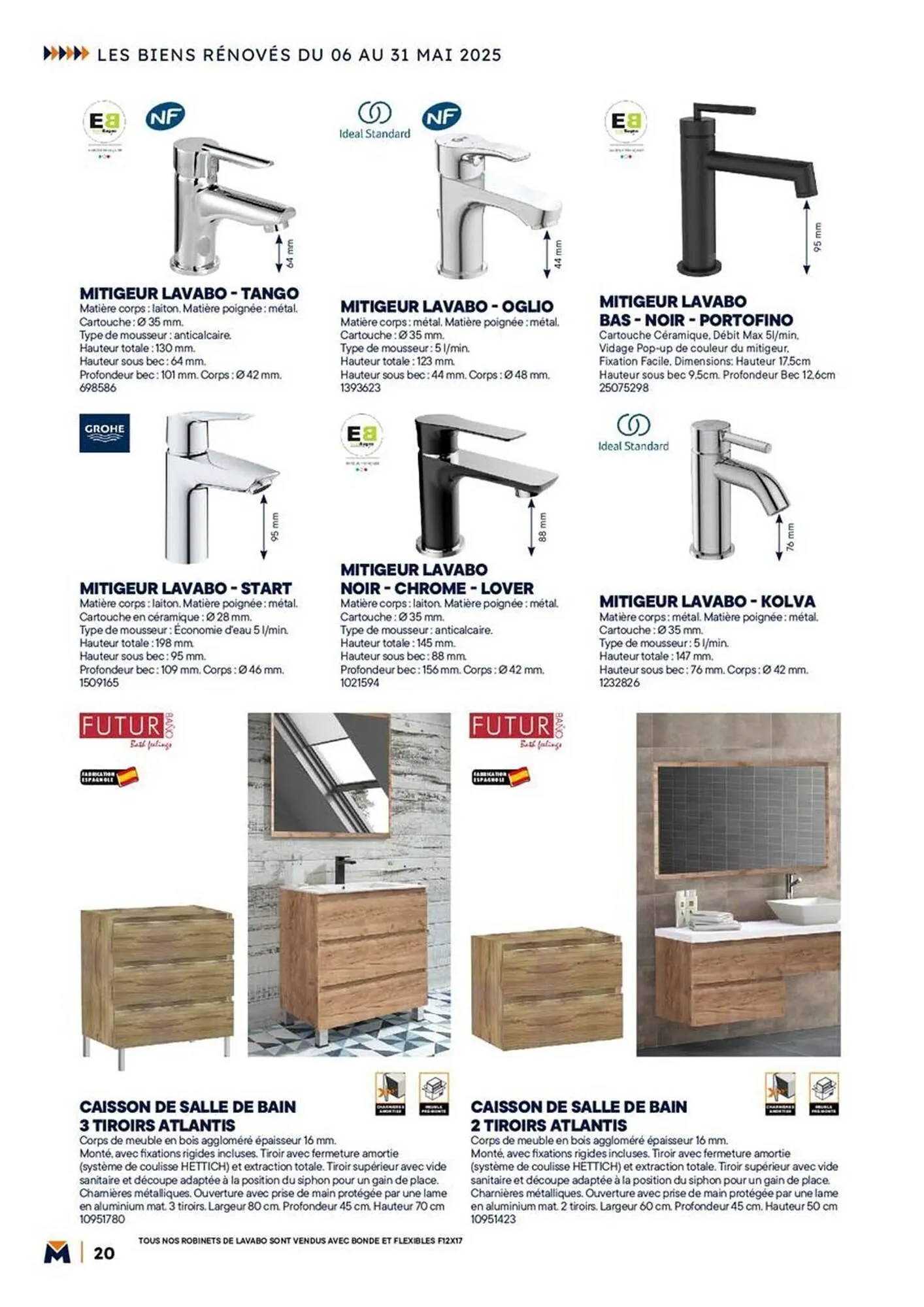 Catalogue Bricoman du 12 mai au 31 mai 2025 - Catalogue page 20