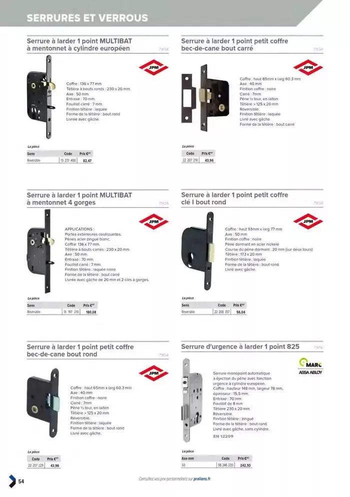 Catalogue général du 11 mars au 31 décembre 2025 - Catalogue page 56