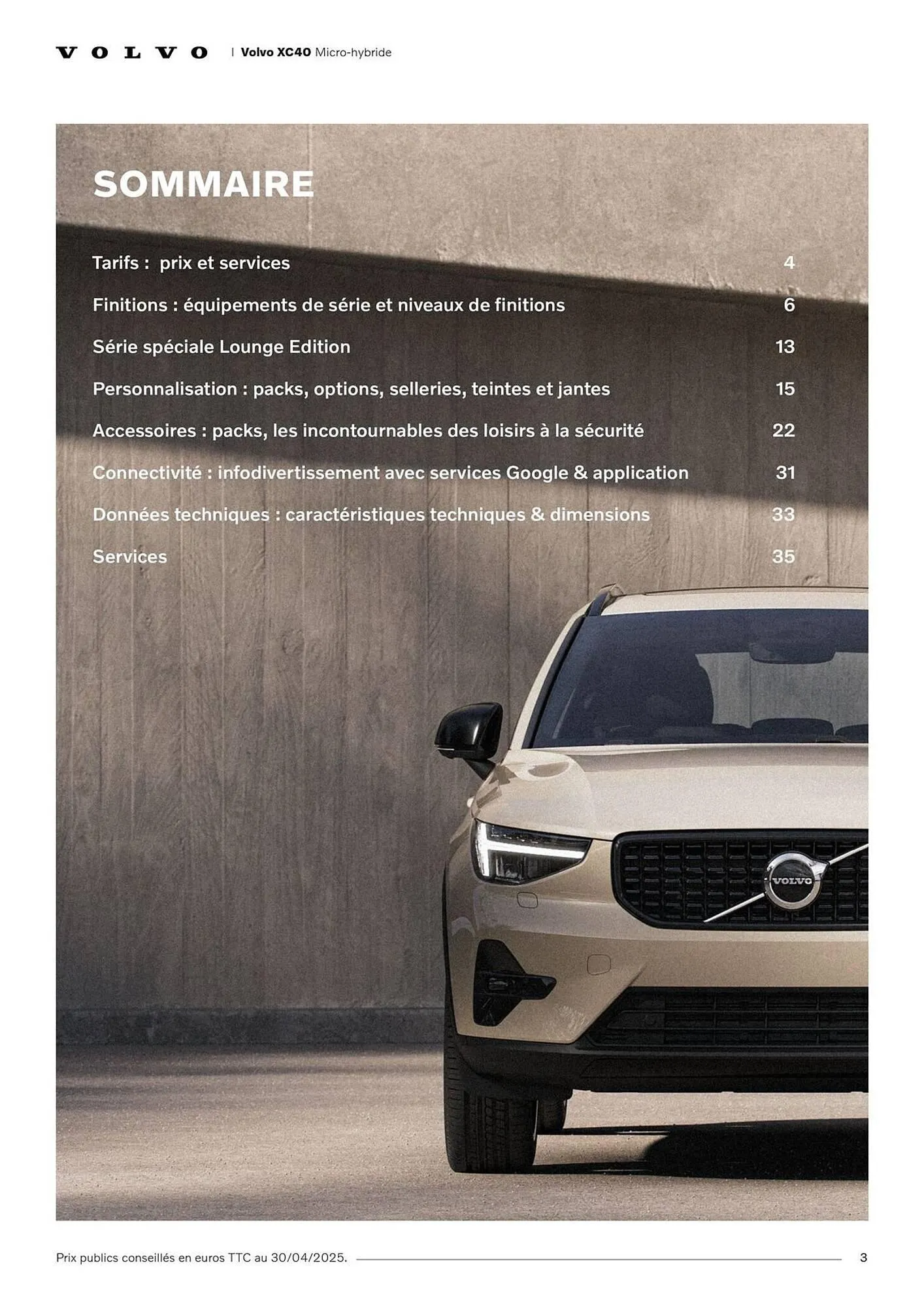 Catalogue VOLVO du 7 janvier au 31 janvier 2027 - Catalogue page 3
