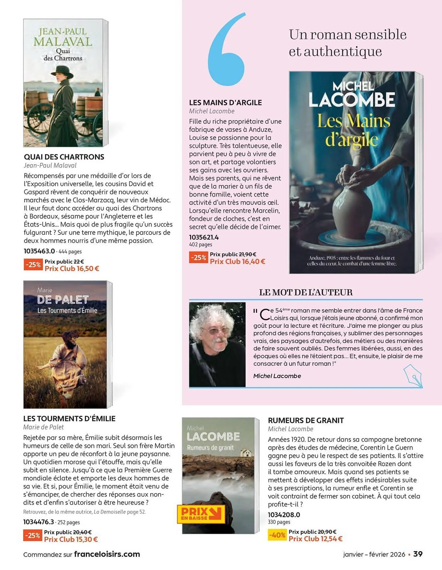 Catalogue France Loisirs du 1 janvier au 28 février 2026 - Catalogue page 39
