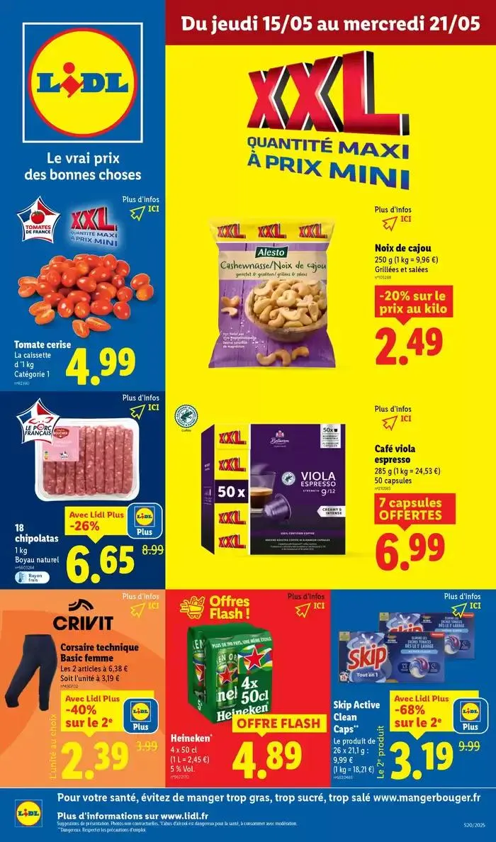Profitez dune large sélection de produits à prix réduits chez Lidl ! - 1