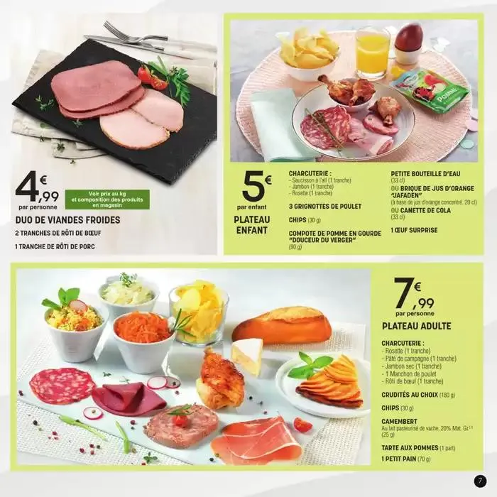 Carte traiteur permanente du 17 avril au 31 mars 2026 - Catalogue page 7