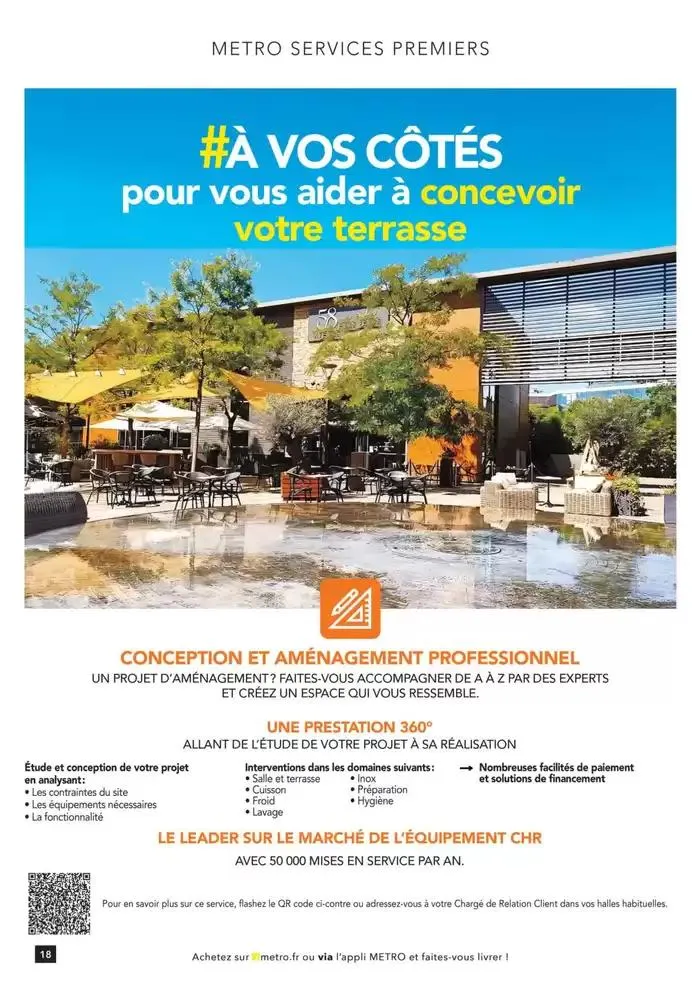 Metro #Terrasse édition 2025 du 30 janvier au 1 juillet 2025 - Catalogue page 18
