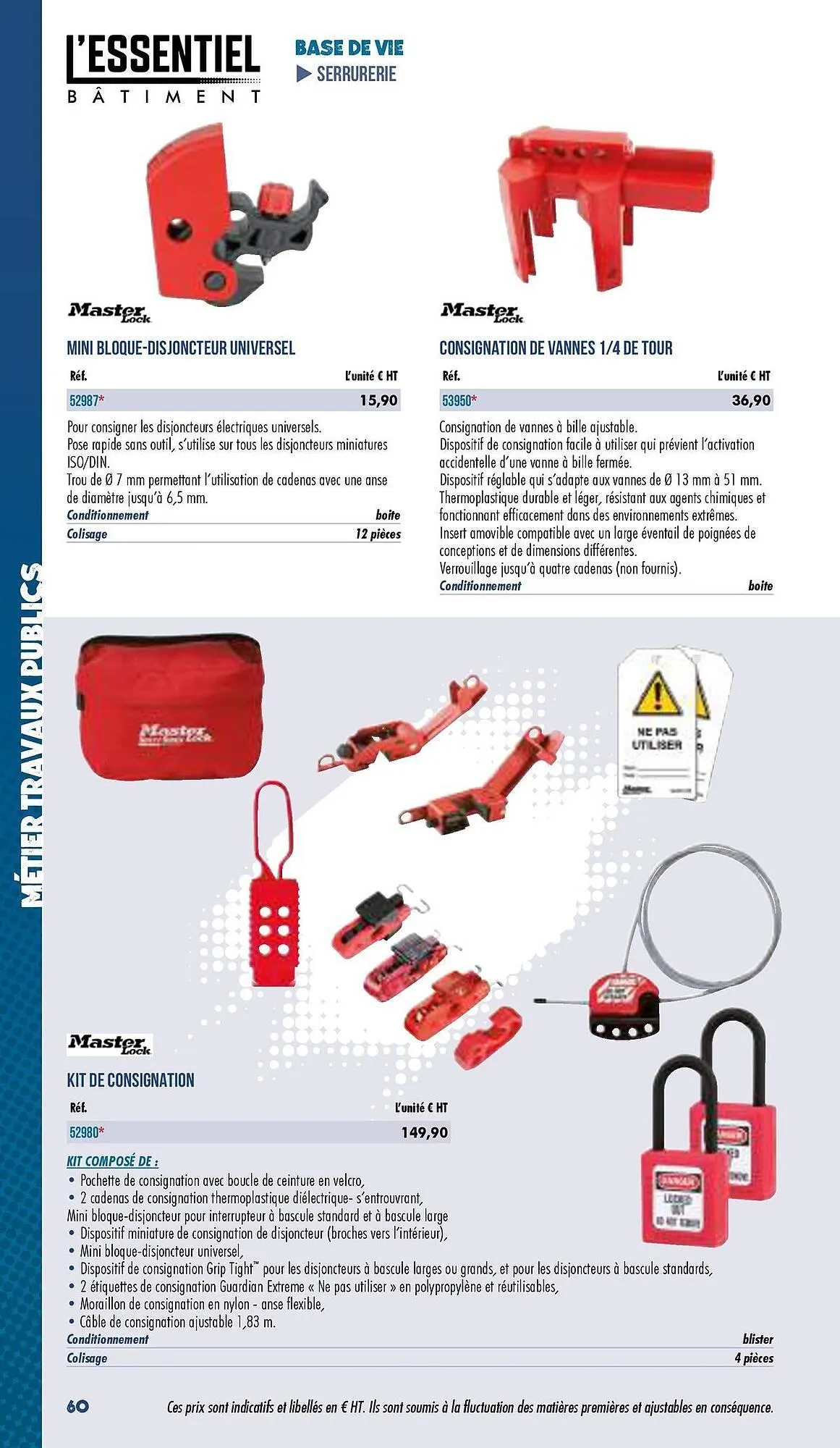 Catalogue Master Pro du 3 janvier au 31 décembre 2025 - Catalogue page 62